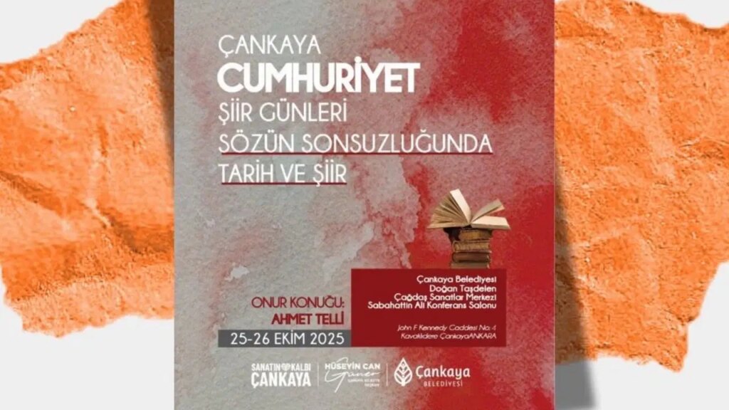 Cumhuriyet Şiir Günleri Ankara’da Başlıyor