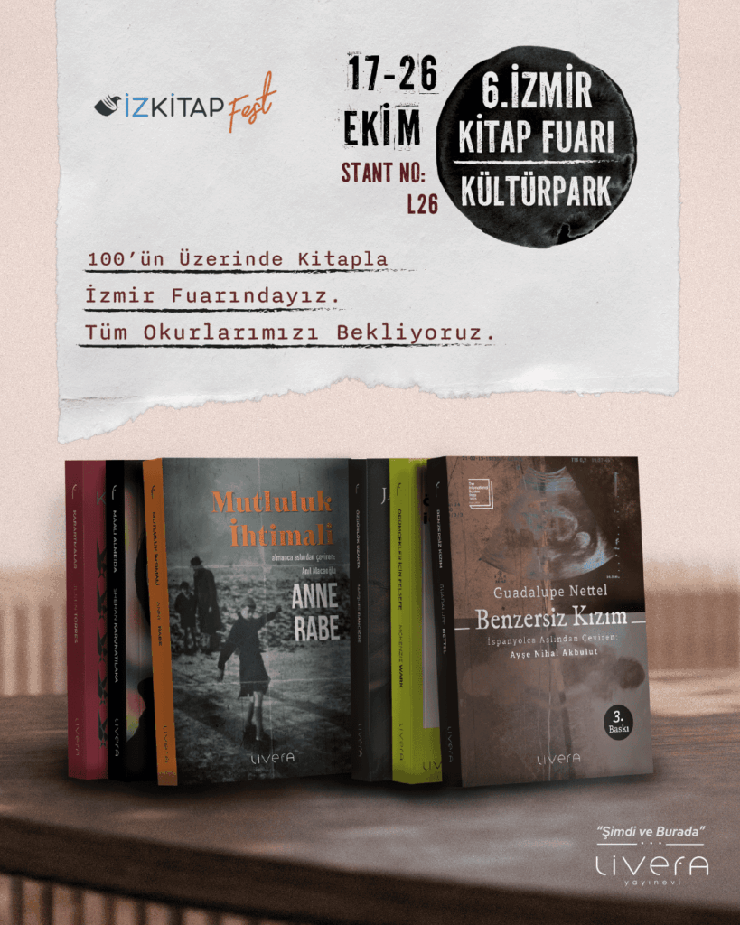 Livera Yayınevi, İzmir Kitap Fuarı’nda İndirimde!