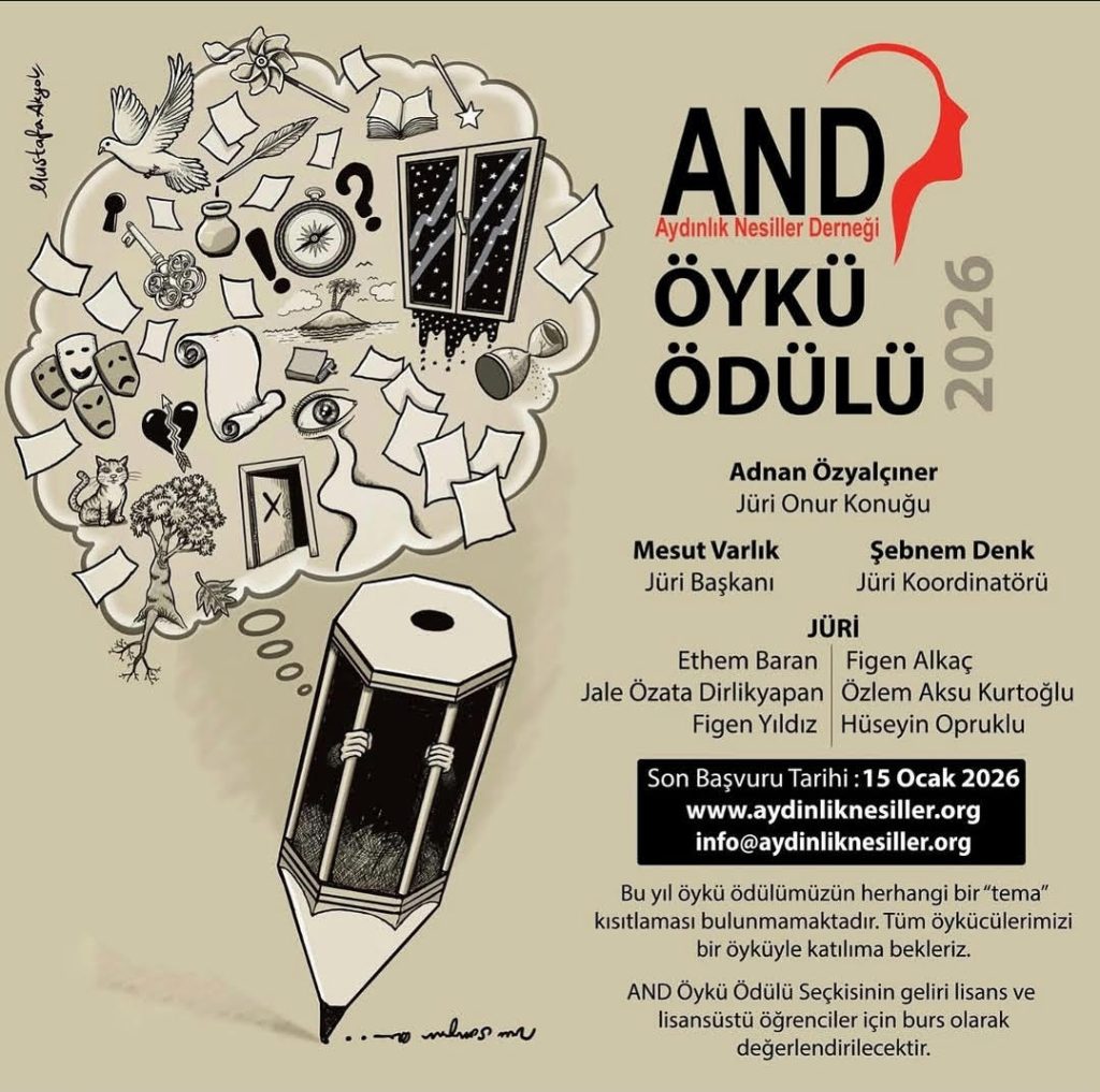 AND Öykü Ödülü’ne Başvurular Sürüyor