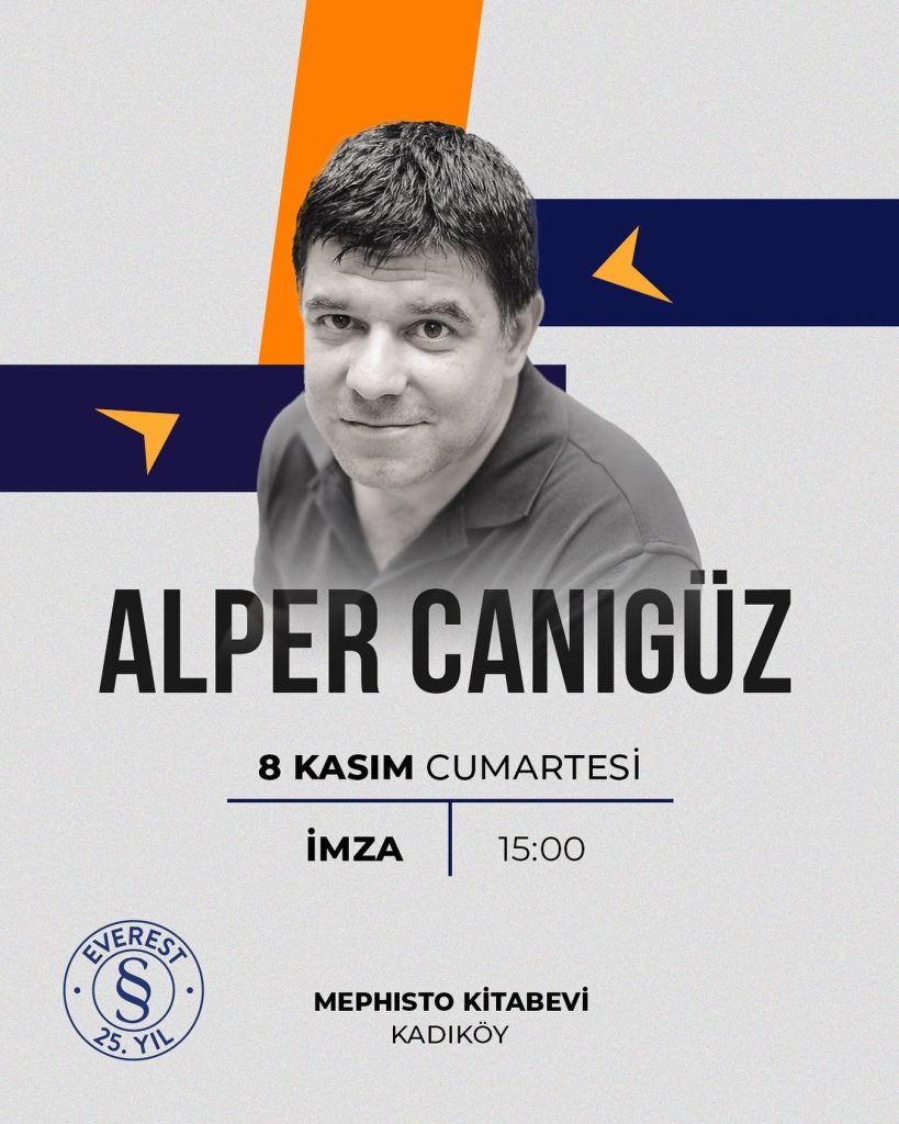 Alper Canıgüz, 8 Kasım’da Mephisto Kadıköy’de!