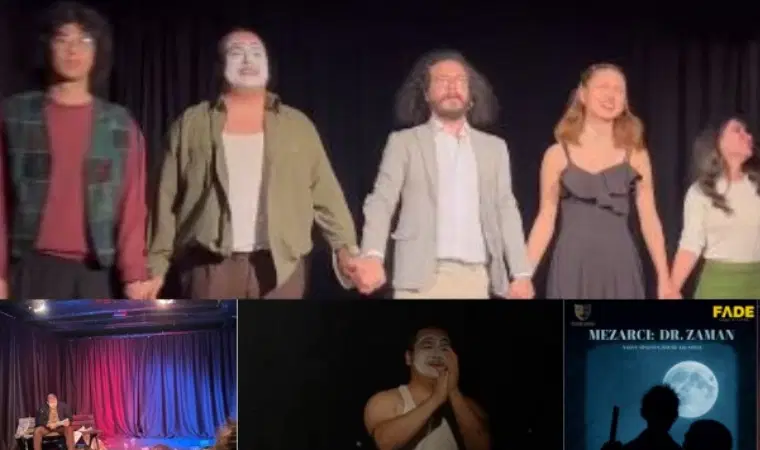 “Mezarcı” Sahnelendi: Tiyatroseverler Akın Etti